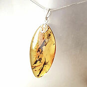 Украшения handmade. Livemaster - original item Large pendant made of natural amber 