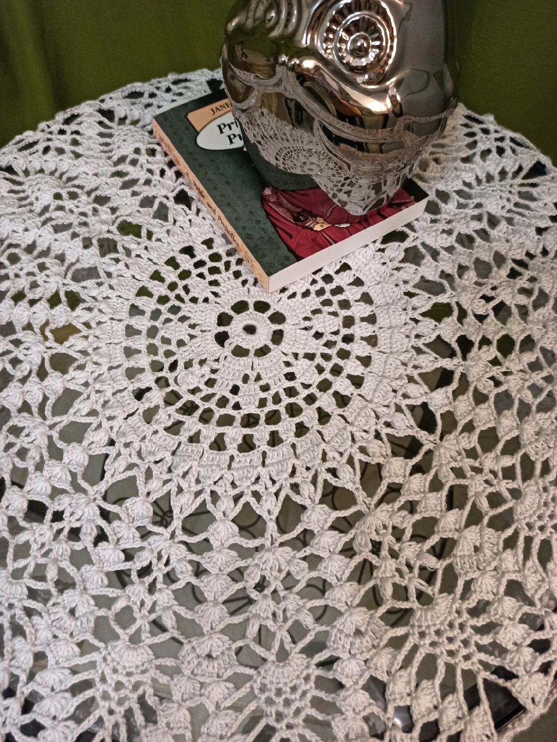 Скатерть овальная на журнальный столик