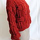 Свитер вязаный женский. Свитеры. Knit by Heart - Вязаная одежда 富. Ярмарка Мастеров.  Фото №5