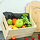 Набор деревянных ящиков для хранения овощей, фруктов, мелочей, игрушек. Ящики. Staryj-dub-1. Ярмарка Мастеров.  Фото №5