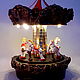Декоративный светильник- карусель с лошадками, Новогодние сувениры, Москва,  Фото №1