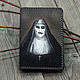 Order The passport cover is leather with the pattern ' Nun'. SUNGAZER leather products. Livemaster. . Passport cover Фото №3