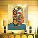 Painting original on canvas Kiss Klimt. Jewelry Mosaic wall art. Pictures. House of the Sun (irina-bast). Online shopping on My Livemaster.  Фото №2