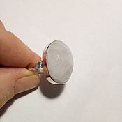 Украшения handmade. Livemaster - original item Elegant WHITE MARBLE ring925 silver. Handmade.