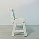Детский стул Альмо мини белый. Мебель для детской. Wooddini Авторская мебель из бука. Интернет-магазин Ярмарка Мастеров.  Фото №2