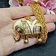 Заказать Винтаж: Королевский слон от KJL for AVON. Treasure hunters.Красота вне времени. Ярмарка Мастеров. . Броши винтажные Фото №3