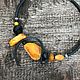 Decoration Svetlana Boiko. Handmade jewellery to buy online. Designer jewelry from rubber. Rubber jewelry. Fashion necklace, stylish jewelry made of natural stones. Chic necklace
