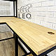 Заказать Стол со стеллажом угловой из дуба LF-905. Leo-loft. Ярмарка Мастеров. . Столы Фото №3