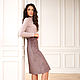 Falda de pana Taup con bolsillos divididos, falda de pana lila. Skirts. mozaika-rus. Ярмарка Мастеров.  Фото №4