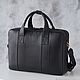 Men's bag with a compartment for a laptop and A4 ' Bruno'. Men\'s bag. DragonBags - Men's accessories. My Livemaster. Фото №4