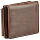 Leather money clip 'Saxony' (brown), Clamps, St. Petersburg,  Фото №1