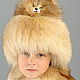 Детская меховая шапка "Киска" - шапка из меха  детская, Шапки детские, Санкт-Петербург,  Фото №1