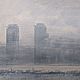  ' My Yekaterinburg. Morning foggy' acrylic painting. Pictures. flamemilady. My Livemaster. Фото №4
