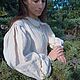 Платье из винтажной домоткани, Платья, Севастополь,  Фото №1
