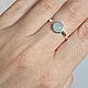 Заказать Кольцо из серебра с аква халцедоном. Newstylejewelry. Ярмарка Мастеров. . Кольца Фото №3