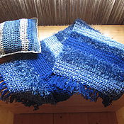 Для дома и интерьера handmade. Livemaster - original item knitted rug 