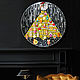 Round painting 'Christmas Tree - New Year's nostalgia' of the USSR. Pictures. Art by Tanya Shest. Online shopping on My Livemaster.  Фото №2