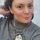 Art necklace 'Spring Girl' hot enamel, copper. Necklace. Ekart Ekaterina Dmitrieva. Online shopping on My Livemaster.  Фото №2