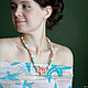  Керамические бусы "У моря". Бусы. Ceramics by Valentina Shtanko. Ярмарка Мастеров.  Фото №6