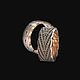 Обручальные кольца "Эстетика" из золота 585 с фианитами, Обручальные кольца, Москва,  Фото №1