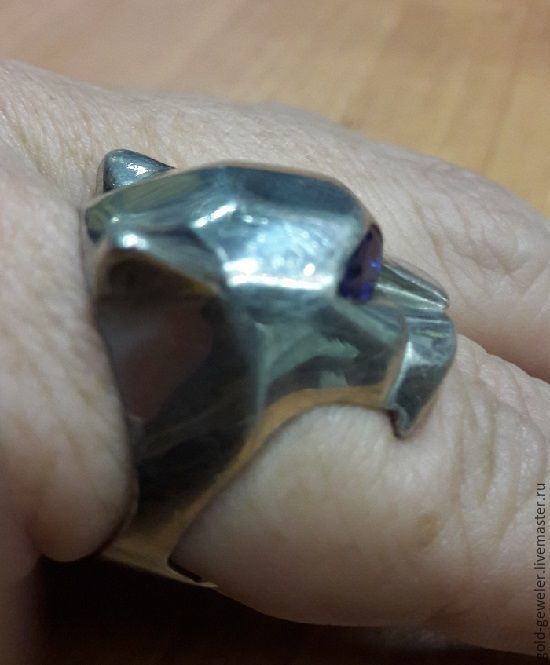 Кольцо-перстень Пантера в интернет-магазине Ярмарка Мастеров по цене 10000 ₽ – CZ9R5RU
