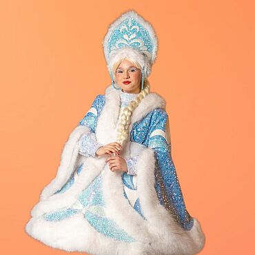 Одежда женская ручной работы. Ярмарка Мастеров - ручная работа Костюм для аниматора: Снегурочка. Handmade.