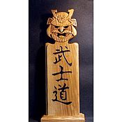 Для дома и интерьера handmade. Livemaster - original item Bushido hieroglyph signs. Handmade.