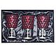 Set 'MAPLE LEAF' on 3x. Large red glasses 3h100 ml. Shot Glasses. Souvenirs for hunters and fishermen. My Livemaster. Фото №4