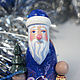 Santa Claus and snow maiden: Santa Claus. Wooden figure. Ded Moroz and Snegurochka. Siberian decor. Online shopping on My Livemaster.  Фото №2