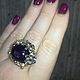 Purple bouquet ring with amethyst. Rings. SELENA. My Livemaster. Фото №6