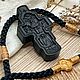 Крест на шею деревянный со Святыми. Крестик. MisMi jewelry. Ярмарка Мастеров.  Фото №4
