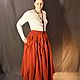 Order Floor-length skirt, long, red-brick color. Boho-Eklektika. Livemaster. . Skirts Фото №3
