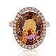 Gold ring with ametrine ct 11. Rings. yakitoriya. Online shopping on My Livemaster.  Фото №2