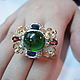 The Chrome Diopside Ring. Rings. kamniurala. My Livemaster. Фото №6