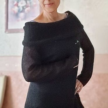 Платье с открытыми плечами. . Одежда ручной работы - Ярмарка Мастеров Одежда ручной работы. Ярмарка Мастеров - ручная работа Платье с открытыми плечами. Handmade.