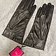 Винтаж: Christian Lacroix кожаные чёрные перчатки. Перчатки винтажные. vintage-japan. Интернет-магазин Ярмарка Мастеров.  Фото №2