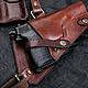 Заказать Кожаная кобура  Walther P-38 авторской работы в ретро стиле. AceLeather.ART. Ярмарка Мастеров. . Подарки для охотников и рыболовов Фото №3