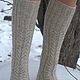 Knitted knee socks 'January'. Warm socks handmade. Socks. DominikaSamara. Online shopping on My Livemaster.  Фото №2