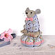Order Mouse. Needle box, lilac, mouse, for interior. Elena Gavrilova. Livemaster. . Needle beds Фото №3