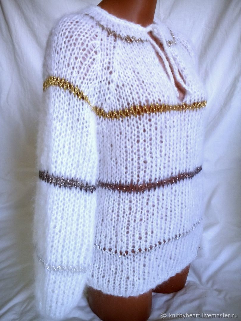 Вязаный свитер из кид-мохера, Свитеры, Севастополь,  Фото №1