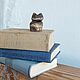 Котик из дерева Карманный талисман Оберег. Мини фигурки и статуэтки. Ирина Люмти          Декор из дерева. Ярмарка Мастеров.  Фото №5