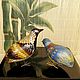 Винтаж: КУРОПАТКИ - ФИГУРКИ  ПТИЦ  Cloisonne  Клуазоне  Старый Китай. Статуэтки винтажные. Чердак дяди Рико. Ярмарка Мастеров.  Фото №5