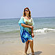 Silk tunic Adaman sea - batik. Tunics. studiya. My Livemaster. Фото №6