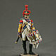 Tin soldier 54 mm. in the painting. Napoleonic Wars Drummer, Model, St. Petersburg,  Фото №1