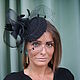 Шляпка для скачек "Gerri". Шляпы. ZHAKI HATS. Ярмарка Мастеров.  Фото №4