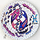 Pisces zodiac sign-decorative plate-fish gift, Decorative plates, Krasnodar,  Фото №1