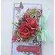 The handmade card. Postcard happy Birthday. The woman. Sister.mommy, Cards, St. Petersburg,  Фото №1