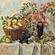 Cape gooseberries, apples, elephant. Oil on canvas, 60h70 cm, Pictures, Moscow,  Фото №1