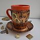 Кружка в стиле steampunk (стимпанк). Кружки и чашки. Марина (Ma_rina). Интернет-магазин Ярмарка Мастеров.  Фото №2