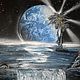 Ночь. Картины. The Art of Space (Spray-painting). Ярмарка Мастеров.  Фото №6